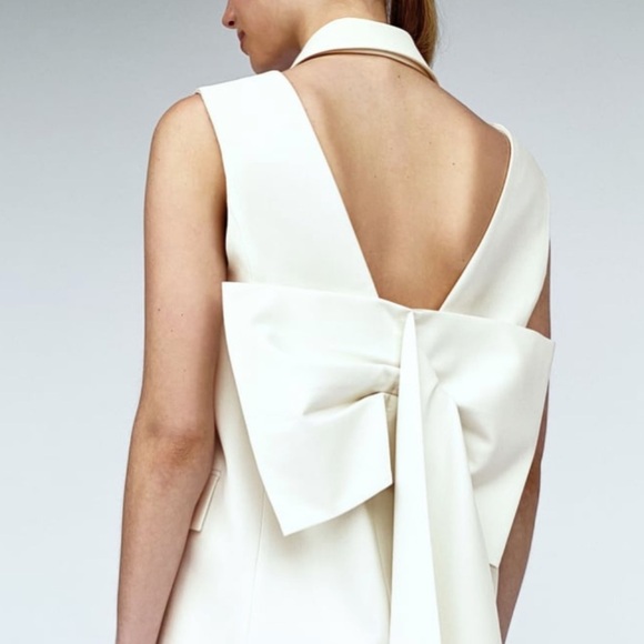 ZARA Limited Edition Bow Sleeveless Dress Size M BNWT - Picture 5 of 8